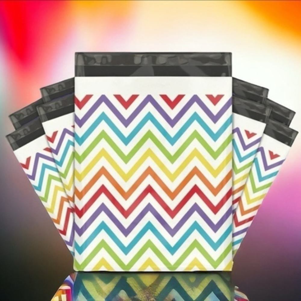 (10) 10x13 Chevron Poly Mailers